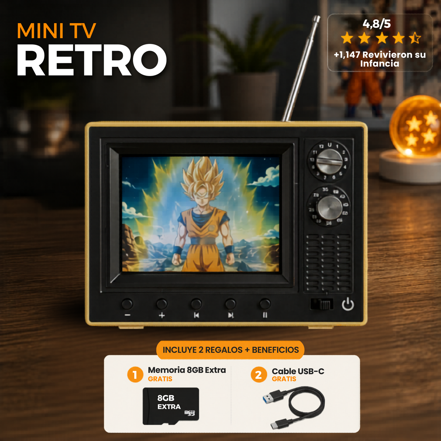 RetroSaiyan Mini TV
