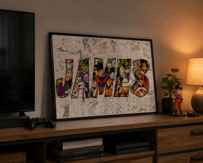 Póster DBZ Personalizado