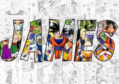 Póster DBZ Personalizado